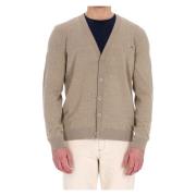 A.P.C. Stickad kofta i mjukt garn Beige, Herr