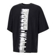 A-COLD-WALL Svart Bomull T-shirt med Frontlogo Black, Herr