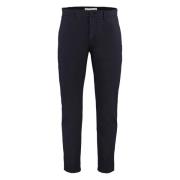 DEPARTMENT FIVE Stretch bomull chino byxor Blue, Herr