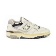 New Balance Läder Sneakers - Gummisula White, Dam