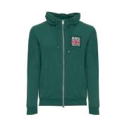 HUSKY ORIGINAL Herr Zip Hoodie Höst/Vinter Kollektion Green, Herr