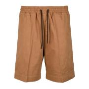 Dondup Bermuda shorts i bomull elastanblandning Brown, Herr