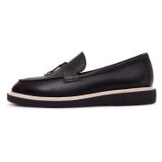 Cesare Gaspari Mocka Slip-On Loafers - Svart Black, Dam