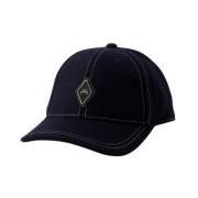 A-COLD-WALL Navy Blue Diamond Cap - Bomull Blue, Herr