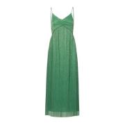 KAOS Elegant Suspender Dress Green, Dam