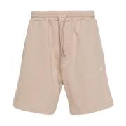 MSGM Neutrala shorts för en stilren look Beige, Herr