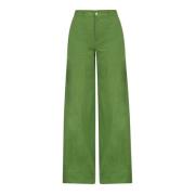 Alessia Santi Casual Denim Byxor Green, Dam