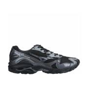 Mizuno Grå Wave Rider 10 Sneakers Black, Herr