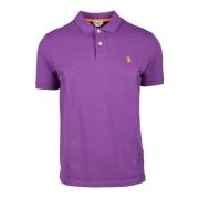 U.S. Polo Assn. Klassisk Bomullspolo Purple, Herr