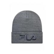 Fila Stickad Mössa Äkta Broderad Gray, Unisex