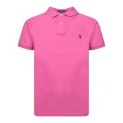 Polo Ralph Lauren Slim Fit Piquet Polo Shirt Pink, Herr