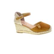 Carmela Mocka Espadrillos med Ankelrem Beige, Dam