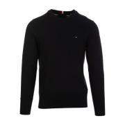 Tommy Hilfiger Crewneck Bomullströja Blue, Herr