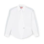 Diesel Deconstructed Wrap Skjorta i Vit White, Dam