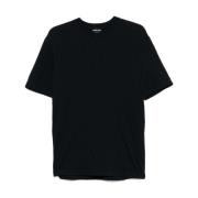 Giorgio Armani Geometrisk Jacquard T-shirts och Polos Black, Herr