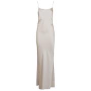 Andamane Maxi Slip Klänning i Ninfea Stil Beige, Dam