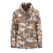 Woolrich Brun A-Line Anorak Brown, Dam