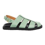 Moschino Justebara rem sandaler, enfärgade Green, Dam