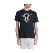 Antony Morato Grafisk Panther Print Bomull T-shirt Black, Herr