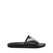 Emporio Armani Svarta Slides Modell 3Z1M51 Black, Herr