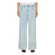 Dondup Wide-leg Ruby jeans i lyocell denim Blue, Dam