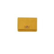 Elisabetta Franchi Front Logo Crossbody Väska Yellow, Dam