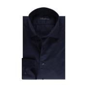 Stenströms Navy Skjorta Stilren Casual Herrmode Blue, Herr