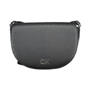 Calvin Klein Monogram Style Crossbody Väska Black, Dam