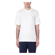 Brunello Cucinelli Kortärmad rund hals T-shirt White, Herr