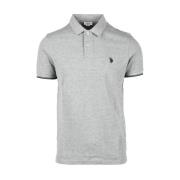 U.S. Polo Assn. Klassisk Polo Tröja för Män Gray, Herr