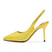 Cesare Gaspari Högklackade pumps Harper - Gul Yellow, Dam