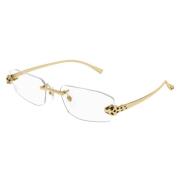 Cartier Rimless Panthère Massai Solglasögon Guld Yellow, Unisex