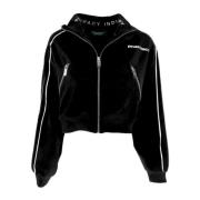 PHARMACY INDUSTRY Svart Track Jacket med Logo Print Black, Dam