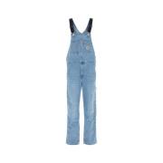 Carhartt Wip Denim Bib Overall Byxor Blue, Herr