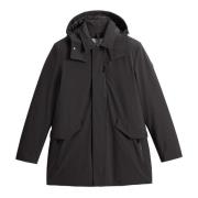 Woolrich Svart Urban Tech Softshell Kappa Black, Herr