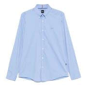 Hugo Boss Slim Fit Button Down Skjorta Blue, Herr