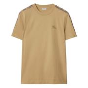 Burberry Check Polo Shirt Beige Beige, Herr