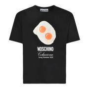 Moschino Stiliga T-shirts och Polos Black, Herr