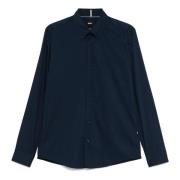 Hugo Boss Slim Fit Button Down Skjorta Blue, Herr