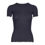 Rosemunde Navy Baku Top & T-Shirt Blue, Dam