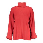 Gant Rd Ull Pullover Statement Sweater Red, Dam