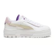 PUMA Crashed Mayze Sneakers med Unik Estetik White, Dam