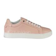 Calvin Klein Sportiga Rosa Dam Sneakers med Logotyp Pink, Dam