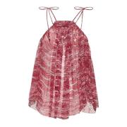 Isabel Marant Étoile Röd Topp för Kvinnor Red, Dam