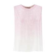 Ermanno Scervino Lätt Viskos Tank Top Pink, Dam