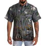 Dolce & Gabbana Short Sleeve Shirts Multicolor, Herr