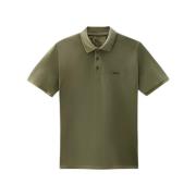 Woolrich Polo Shirts Green, Herr