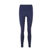 Fila Mörkblå Polyester Leggings Fitness Blue, Dam