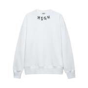 MSGM Stiliga Sweatshirts och Hoodies White, Herr