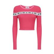 Chiara Ferragni Collection Stiliga Sweatshirts och Hoodies Pink, Dam